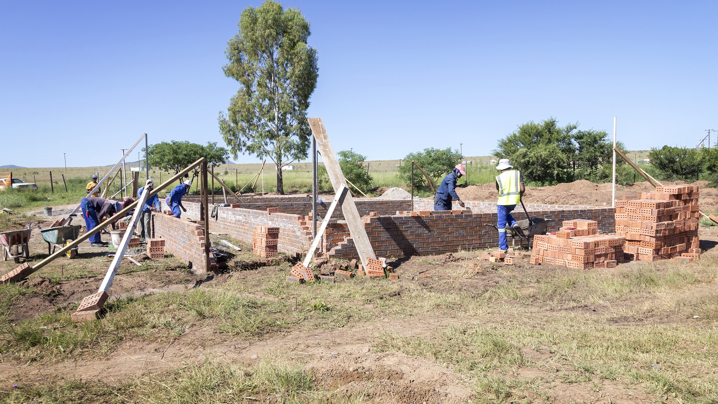 Building in full swing